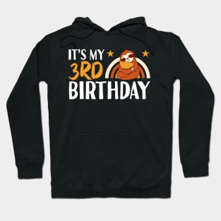 It's My 3rd Birthday Hoodie